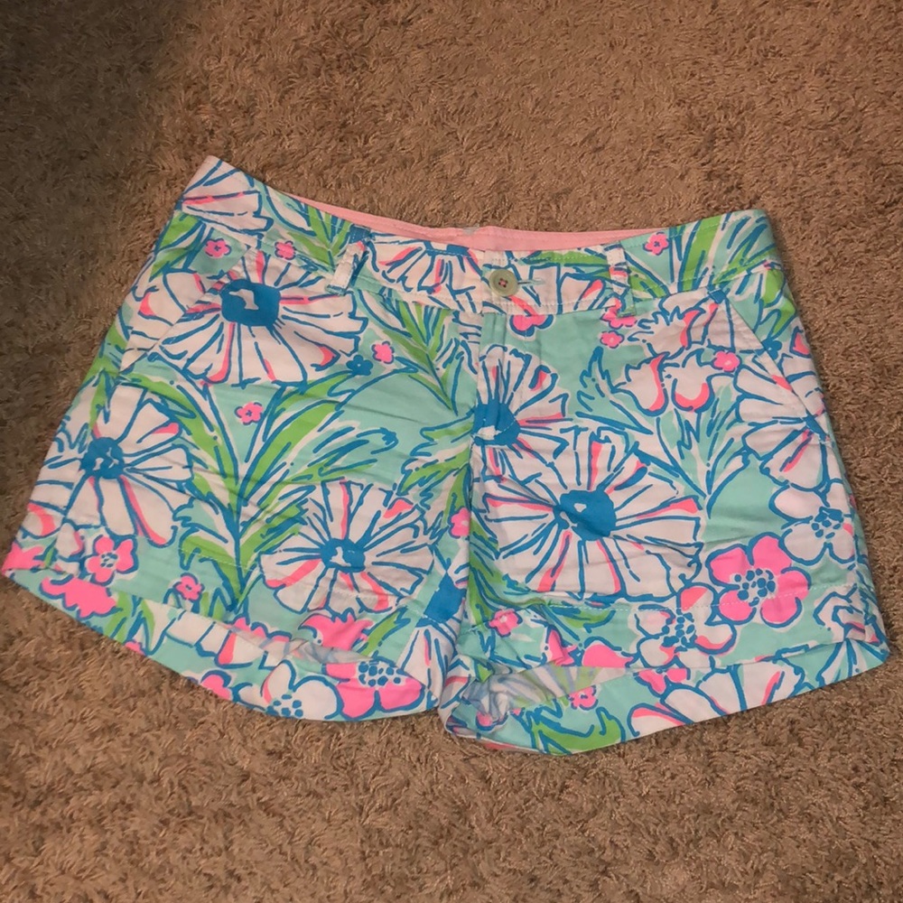 Lilly Pulitzer floral Callahan shorts